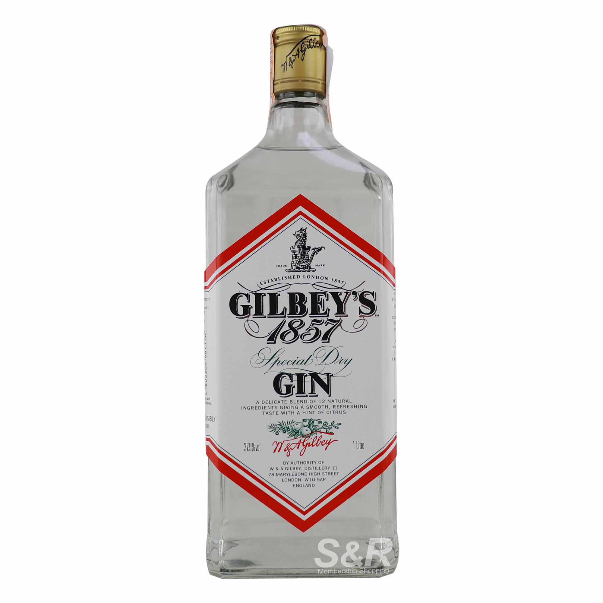 Gilbey's Special Dry Gin 1L Gilbey's Special Dry Gin 1L